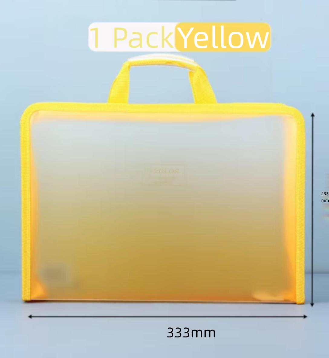 A4 handheld yellow