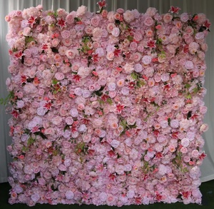 Fondo floral enrollable blanco 5D, perfecto para la decoración del lugar de la recepción de bodas y la ceremonia de elopement. - Product Image 6