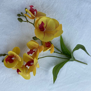 Usine de fleurs artificielles Meiyu Craft, orchidée Phalaenopsis imprimée en 3D, 30cm-100cm, fleur artificielle pour la décoration de la maison et des mariages - Product Image 4