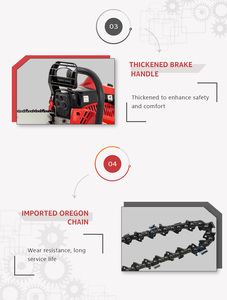Offre Spéciale Tronçonneuse à Essence Industrielle 58cc 5800 à 2 Temps, Personnalisable Numérique, Outil de Jardinage OEM pour la Coupe du Bois - Product Image 2