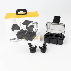 سدادات أذن إلكترونية بخاصية إلغاء الضوضاء بتقنية البلوتوث، وقت تشغيل 26 ساعة، حماية للسمع أثناء الرماية مع شعار مخصص - Product Image 5