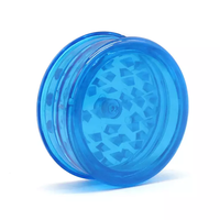 JUJI vente en gros, broyeur en plastique 3 couches 60mm, Logo personnalisé, accessoires pour fumer, broyeur d'herbes de tabac avec rangement