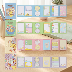Pokemoned 6 Step Sticky Notes Set 12 PCS Korean Kids Stationery Cute Character <b>Memo</b> <b>Pad</b> Pikaed Anime School Wholesale AB0172 - Product Image 2