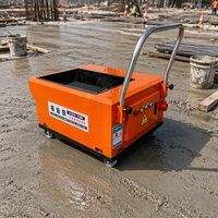 Pompe à béton électrique DR-5, petite machine d'alimentation pour structures secondaires, pour le coulage de mortier et de béton à granulats fins
