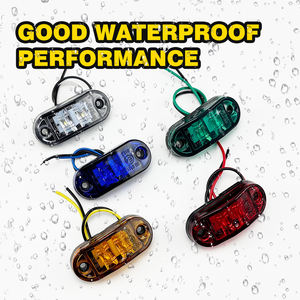 Nouveau 2Leds 1W feux latéraux stroboscopiques pour voitures SUV camion et pick-up DC 12V 24V lampe à LED <span class=keywords><strong>avec</strong></span> plusieurs modes de flash - Product Image 4