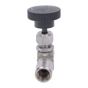 วาล์วเข็ม 1/4 นิ้ว เกลียวภายนอก ควบคุมด้วยมือ ใช้งานทั่วไป - Product Image 1