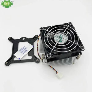 Refroidisseur de processeur à noyau en cuivre massif <span class=keywords><strong>AVC</strong></span> pour Intel LGA 1200/1151/1155, ventilateur silencieux PWM à 4 fils avec contrôle de la température pour ordinateur de bureau - Product Image 2