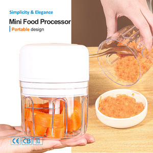 BPA FREE Cầm Tay 250Ml Cup Nhà Bếp Tỏi Hành Tây Pin Hoạt Động USB Không Dây <span class=keywords><strong>Mini</strong></span> Điện Tỏi Chopper - Product Image 3