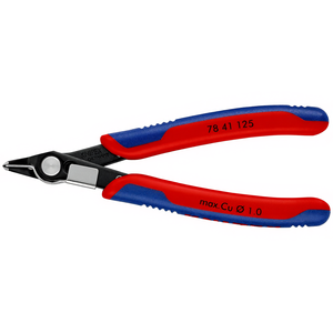 Knipex Electronic Super Knips 78 41 125 Max Cu 1.0 <b>Wire</b> Cutters - Product Image 1