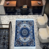 Gedruckte Persion Muslim Gebets matte Islamischer Teppich Weicher bestickter Teppich für Schlafzimmer Gebets teppich Reise gebets matte mit Quaste