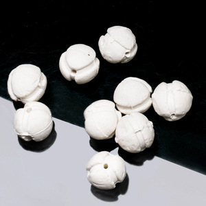 Industria Industrial Química Perforado Poroso Almacenamiento de calor Resistente Alúmina inerte Zirconia Bola de cerámica Cuentas de porcelana - Product Image 6