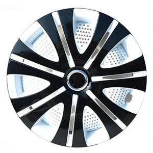 Tapacubos de Material PP Duradero, Universales Tipo H, Diseño Deportivo en Dos Tonos Negros, Tapas para Ruedas de Coche, Accesorios para Automóviles - Product Image 5