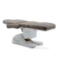 Table de massage moderne réglable lit technique à cils électriques marron lit de clinique esthétique mobilier de salon de beauté