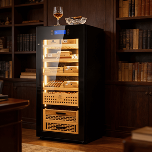Humidor Electrónico para Cigarros, Precio de Fábrica, Control de Humedad Constante, Madera y Vidrio, Uso Doméstico, Capacidad de 98L - Product Image 2