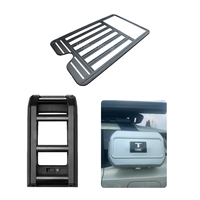 Accessoires de modification extérieure de voiture, barre de toit en alliage d'aluminium, échelle latérale de voiture, boîte à outils latérale pour accessoires Jetour T1