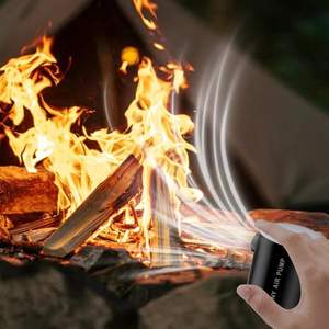 Pompe à air portable avec lumière, pompe à air rechargeable pour matelas gonflables, gonfleur pour flotteurs de piscine, bateaux, tapis de couchage, jouets gonflables - Product Image 6