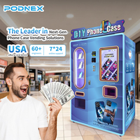 Distributeur automatique de coques de téléphone PodNEX, imprimante de coques de téléphone et machine d'impression de coques de téléphone pour les salons professionnels