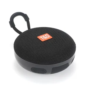 Speakers New Design Round TG352 Mini Wireless Speakers For Sleep 500mah Rechargeable Size Portable Dj Bass Stereo Battery Speaker