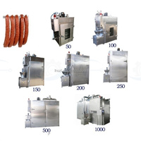 Four à fumage industriel en acier inoxydable pour bacon/saucisses à bon prix / Machines à saucisses pour fumoir