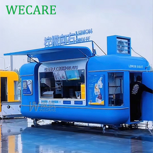 WECARE Nuevo Diseño Moderno Remolque <span class=keywords><strong>de</strong></span> Comida Móvil para Café, Cerveza, Bebidas, Comida, Pollo Asado, Totalmente Equipado como Restaurante - Product Image 3