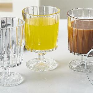 Gobelet en verre empilable transparent réutilisable grande capacité avec bouchon à vis pour café, whisky, thé aux fruits, eau pétillante, bar, fête - Product Image 1
