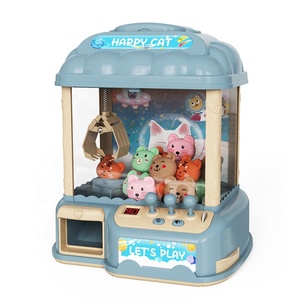 Mini machine à attraper les poupées domestiques pour enfants Mini machine à saisir les œufs et les bonbons torsadés Petite maison Jouet à pièces pour garçon et fille - Product Image 1