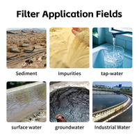 Système de filtration d'eau industriel à filtre à sacs pour la prétraitement et l'élimination du sable, des sédiments et des grosses particules
