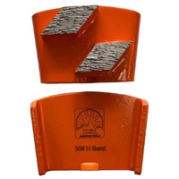 Disque abrasif diamanté à grain 30 à liaison métallique pour meuleuses de sol en béton – Remplacement rapide – 5 modèles OEM/ODM