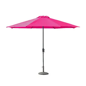 市场伞游泳池伞粉色9英尺米兰阳伞供应商