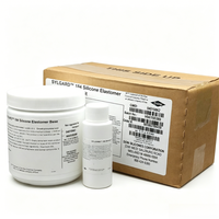 Kit d'élastomère silicone DOWSIL SYLGARD 184 transparent, silicone PDMS biomédical pour utilisation en laboratoire de microfluidique, 500g