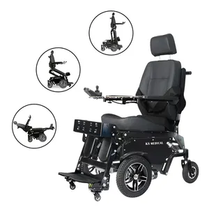 Silla de ruedas eléctrica de pie para niños y adultos, escalera multifuncional para discapacitados, movilidad transformadora, 1: 2