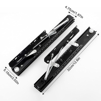 Tiroir à fermeture en douceur retiré Extension de glissière de dîner Glissières de salle à manger télescopiques Rails Rail de Table extensible matériel de bureau de levage