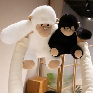 Bán Buôn Tùy Chỉnh Mô Phỏng Đen Gorilla Sang Trọng Đồ Chơi Nhồi Bông Chuối Khỉ Ngủ Gối - Product Image 2