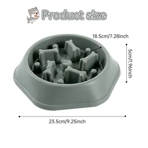 Nuevo Tazón de Alimentación para Perros, Plato de Alimentación Lenta para Cachorros, Previene la Obesidad, Suministros para Perros, Envío Directo - Product Image 4
