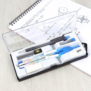 Foska 6Pcs Math Set Chất Lượng Cao Cấp Kim Loại 6.5 "Bow La Bàn Cho Hình Học Soạn Thảo Và Kỹ Thuật Vẽ Và Kiến Trúc Công Cụ - Product Image 6