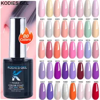 KODIES-Vernis à ongles en gel UV personnalisé avec logo de marque privée, fournisseur de cosmétiques, autocollant de personnalisation, marque de vernis à ongles