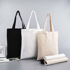 Sac en toile en gros, vente chaude, grande capacité, sac de shopping réutilisable en coton, sac de shopping en toile de coton vierge, sac fourre-tout - Product Image 1