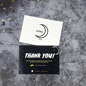 Produit phare : Cartes de vœux personnalisées charmantes, cartes de remerciement, votre propre design pour les programmes de fidélisation des clients, papier kraft, papier artistique - Product Image 6