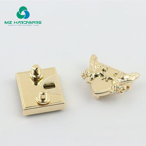 Serrure de <span class=keywords><strong>sac</strong></span> <span class=keywords><strong>à</strong></span> <span class=keywords><strong>main</strong></span> rectangulaire en métal Pegasus ThumbTuck Languette <span class=keywords><strong>Fermoir</strong></span> Loquet Embrayage <span class=keywords><strong>Sac</strong></span> Leathercraft Hardware Repair - Product Image 4