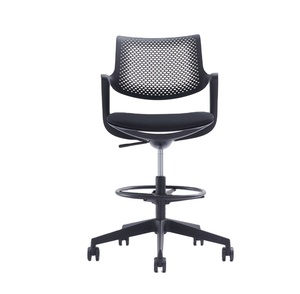 Taburete giratorio de pie para <span class=keywords><strong>bar</strong></span>, silla alta de metal, muestra gratis - Product Image 2