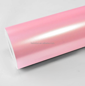 Matt Carnation Rose Air Release Car Vinyl Wrap PVC Vinyl <span class=keywords><strong>Film</strong></span> Polyester Electro-Optique Métallique PET Changement de Couleur pour la Carrosserie - Product Image 1