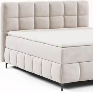 Vente en gros d'usine, lit à <span class=keywords><strong>sommier</strong></span> tapissier au design moderne, impressionnant par son design élégant, pour les intérieurs classiques et modernes - Product Image 1