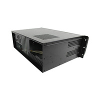 고품질 19인치 ATX 랙마운트 스틸 서버 엔클로저 (팬 포함, 짧은 깊이 3U 섀시) 재고 있음
