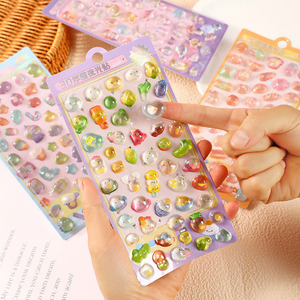 Pegatinas 3D Personalizadas en Relieve, Pegatinas de Cristal Impermeables <span class=keywords><strong>para</strong></span> Decoración de Teléfonos y Laptops, Venta al Por Mayor de Fábrica - Product Image 1