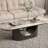Leichter Luxus Minimalistischer Marmor Langlebiger Couchtisch Wohnzimmer Zuhause Netz-Trend Kreativ Kleine Wohnung Einfach Modern