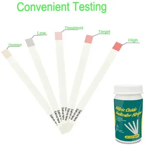 Bandelettes de test d'oxyde nitrique, test <span class=keywords><strong>salivaire</strong></span>, bandelettes indicatrices d'oxyde nitrique pour surveiller les niveaux d'oxyde nitrique, 30 unités - Product Image 4