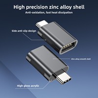 Alliage de zinc 10Gbps USB C vers USB un adaptateur Otg convertisseur Type C mâle vers USB3.2 Gen2 femelle pour téléphone portable Macbook