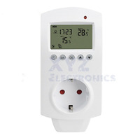 OEM / ODM AC 230V/50HZ WIFI Tuya Contrôleur de température intelligent Thermostat enfichable Installation facile