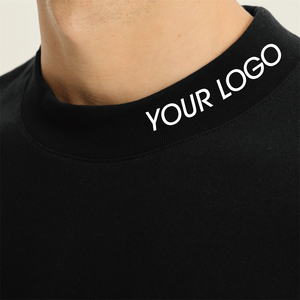 เสื้อสตรีทแวร์ผู้ชายทรงปกติ ผ้าเจอร์ซีย์คอตตอน 100% พรีเมียม แบบเรียบง่าย ไม่มีลาย ขายส่ง เสื้อผ้าถักน้ำหนัก 230 กรัม เป็นมิตรกับสิ่งแวดล้อม - Product Image 2