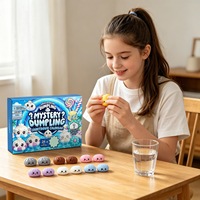Lot de 24 boîtes mystères de jouets squishy en forme de dumpling - Jouets sensoriels anti-stress en TPE à remontée lente pour filles et garçons, personnalisables